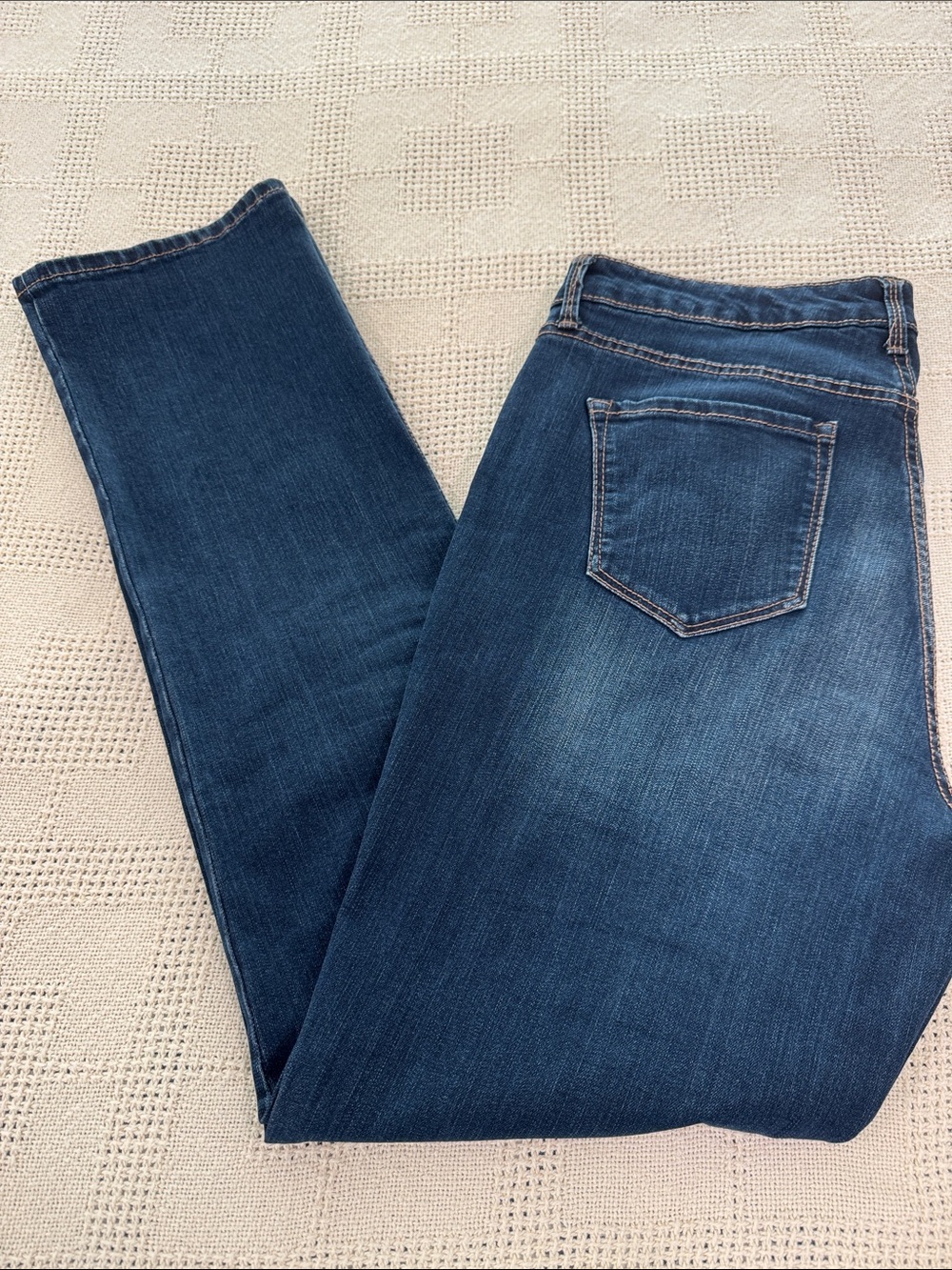 Nine West Dark Blue slim straight leg Jeans